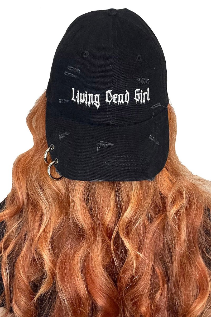 画像4: Living Dead Girl Pierced Baseball Cap / Living Dead Girl / キャップ【VampireFreaks】 (4)