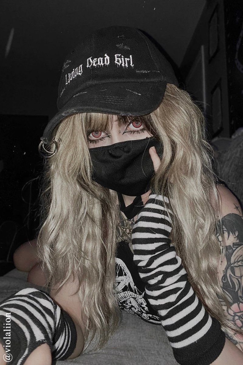 画像9: Living Dead Girl Pierced Baseball Cap / Living Dead Girl / キャップ【VampireFreaks】 (9)