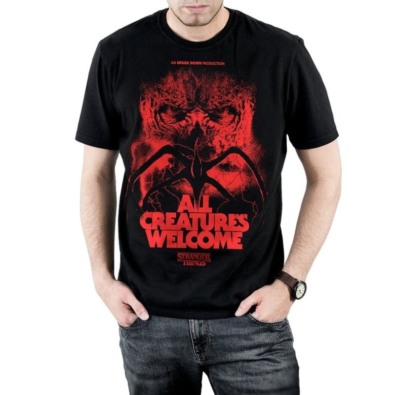 ALL CREATURES WELCOME / STRANGER THINGS / Tシャツ【SPIRAL DIRECT