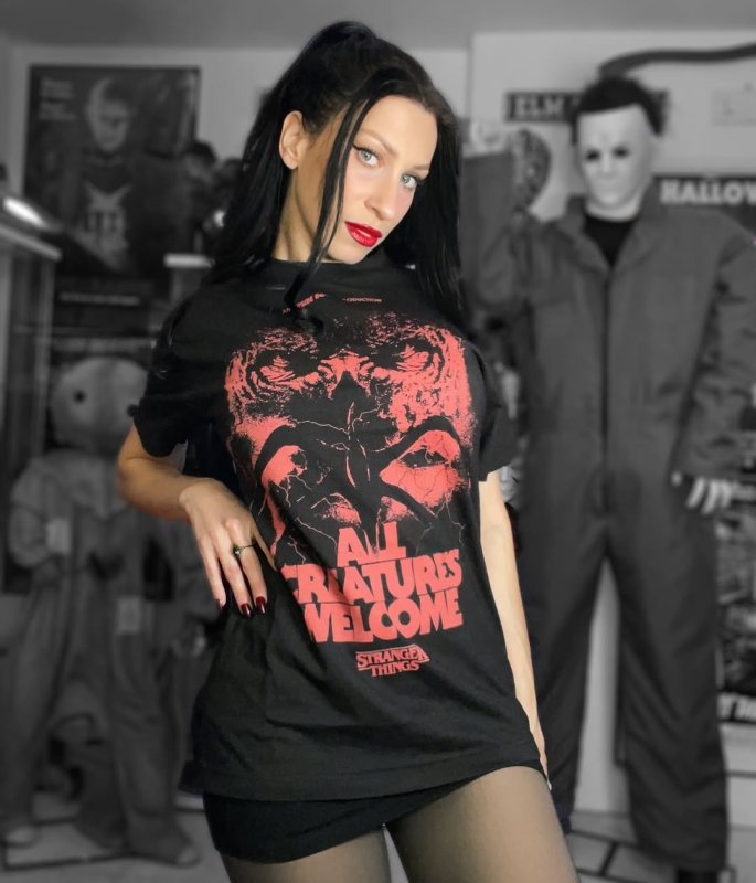 ALL CREATURES WELCOME / STRANGER THINGS / Tシャツ【SPIRAL DIRECT