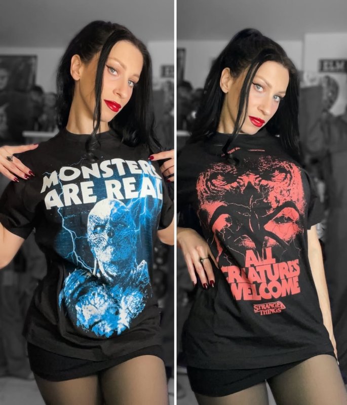 ALL CREATURES WELCOME / STRANGER THINGS / Tシャツ【SPIRAL DIRECT