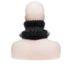 画像8: Dark grained plush neckerchief / ネックウォーマー / ヘッドドレス【Devil Fashion】 (8)