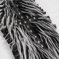 画像13: Long Hair Cat Ears Punk Hooded Scarf / フード付きマフラー【Devil Fashion】 (13)