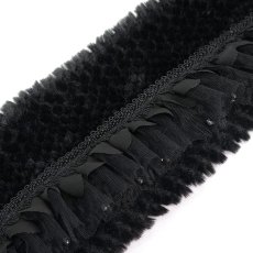 画像10: Dark grained plush neckerchief / ネックウォーマー / ヘッドドレス【Devil Fashion】 (10)