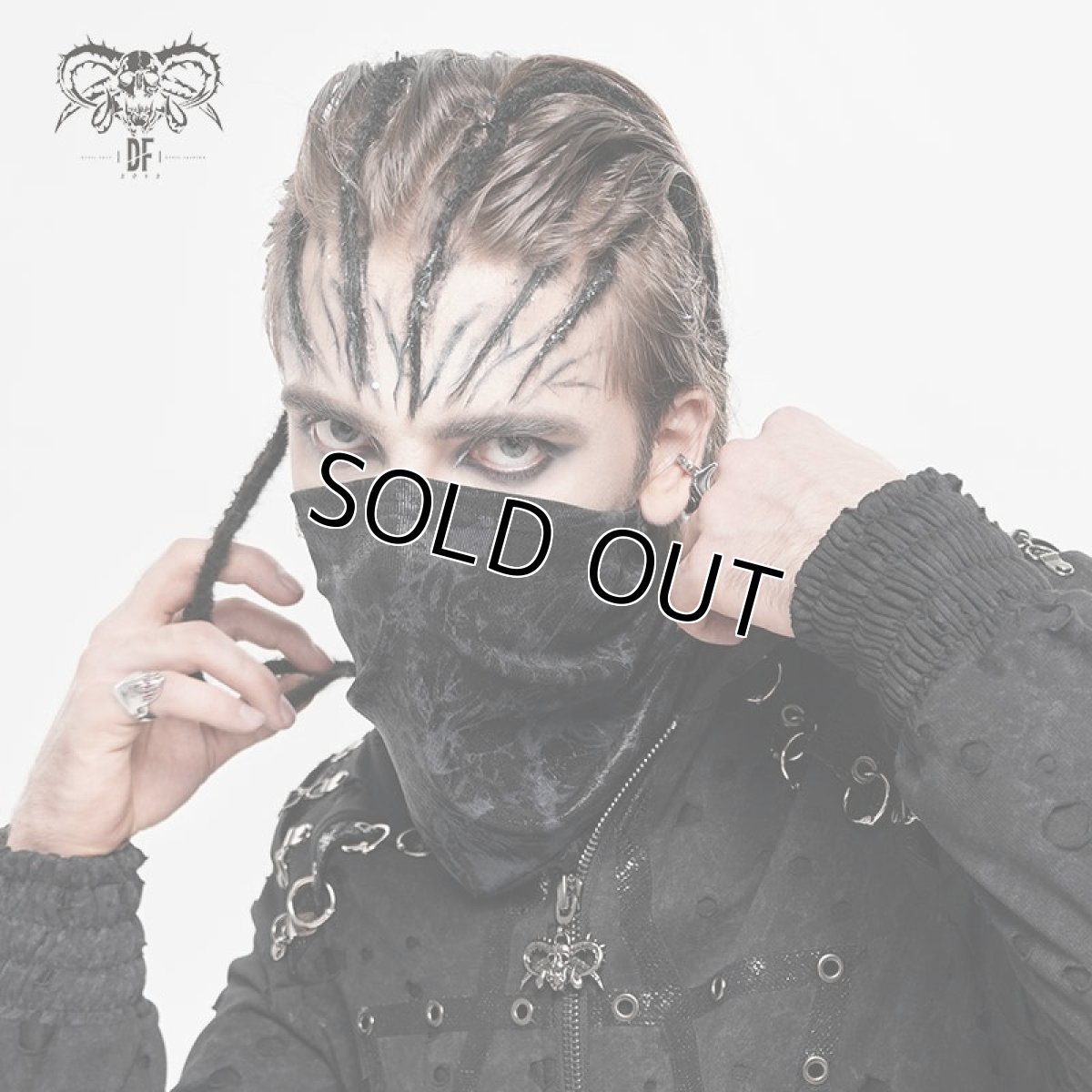 画像2: Punk mask neckerchief / マスク / スヌード【Devil Fashion】 (2)