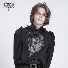 画像2: Bat-shaped gothic bow tie / 付け襟 / ジャボタイ【Devil Fashion】 (2)