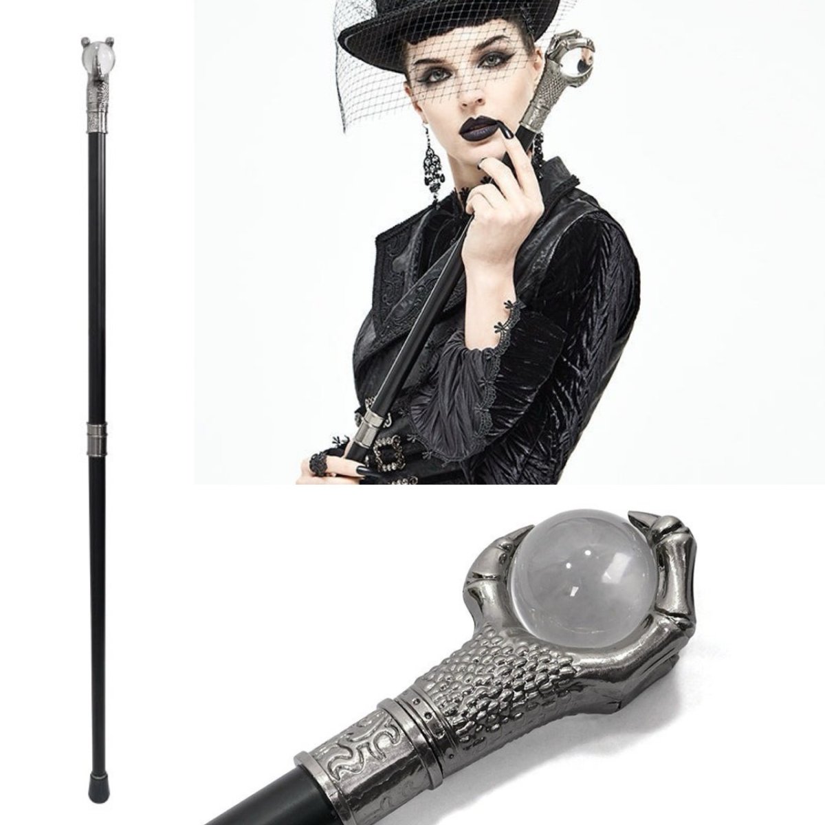 画像1: Dragon Claw Retro Scepter / 杖【Devil Fashion】 (1)