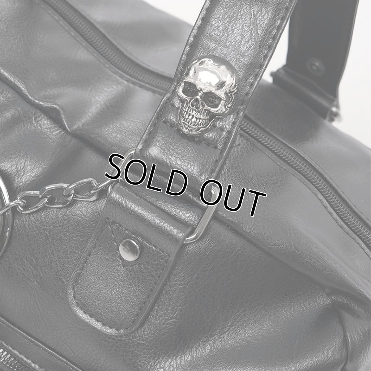 画像10: Punk Ghost head spikes leather bag / ハンドバッグ【Devil Fashion】 (10)