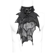 画像1: Bat-shaped gothic bow tie / 付け襟 / ジャボタイ【Devil Fashion】 (1)