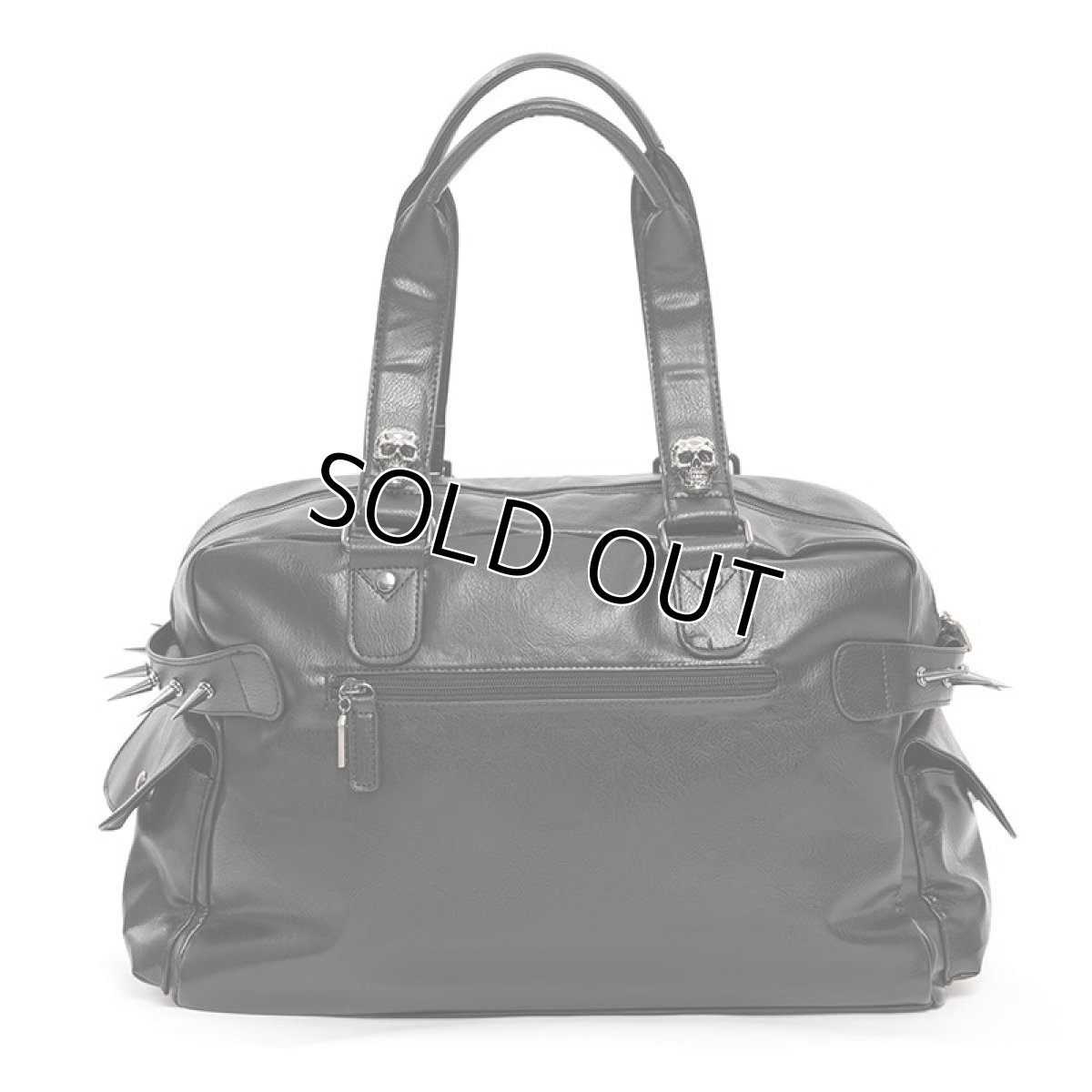 画像7: Punk Ghost head spikes leather bag / ハンドバッグ【Devil Fashion】 (7)