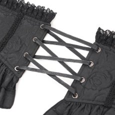 画像10: Gothic rose zipper jacquard corset / コルセットベルト【Devil Fashion】 (10)