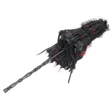 画像11: Gothic tassel bead chain wooden handle small umbrella / レースパラソル / 傘【Devil Fashion】 (11)