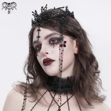 画像3: Tassel eyebrow pendant Gothic crown / ティアラ【Devil Fashion】 (3)