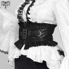 画像6: gothic pattern belt / コルセットベルト【Devil Fashion】 (6)