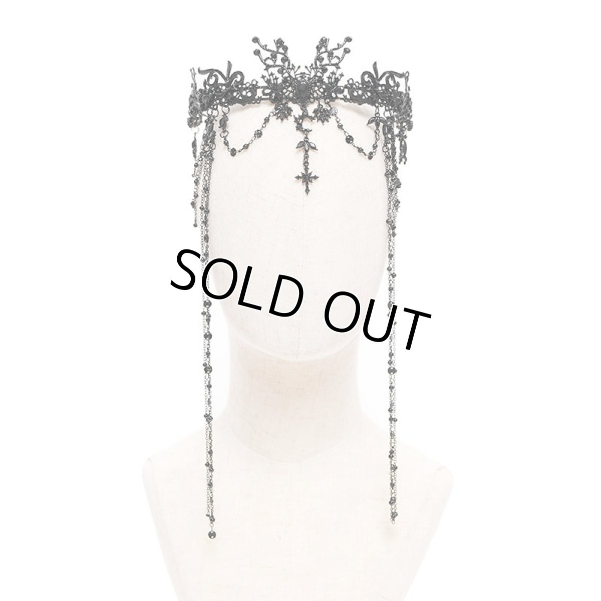 画像5: Tassel eyebrow pendant Gothic crown / ティアラ【Devil Fashion】 (5)