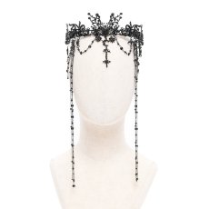 画像5: Tassel eyebrow pendant Gothic crown / ティアラ【Devil Fashion】 (5)