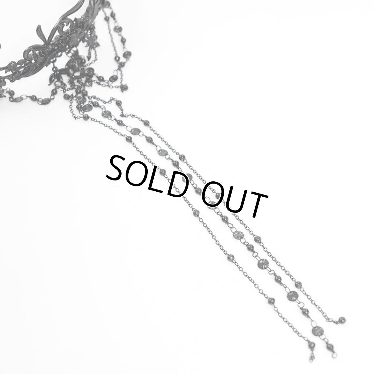 画像9: Tassel eyebrow pendant Gothic crown / ティアラ【Devil Fashion】 (9)