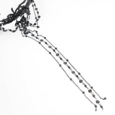 画像9: Tassel eyebrow pendant Gothic crown / ティアラ【Devil Fashion】 (9)