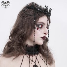 画像4: Tassel eyebrow pendant Gothic crown / ティアラ【Devil Fashion】 (4)