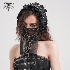 画像6: Women Punk Spider Web / ベールマスク【Devil Fashion】 (6)