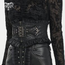 画像10: gothic pattern belt / コルセットベルト【Devil Fashion】 (10)
