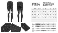 画像13: Cross printing knitted trousers / レギンス【Devil Fashion】 (13)