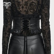 画像11: gothic pattern belt / コルセットベルト【Devil Fashion】 (11)