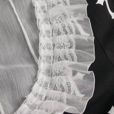 画像18: Black And White Cross pattern / ブラウス【Devil Fashion】 (18)