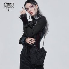 画像3: Black Gothic chain shoulder bag / ショルダーバッグ【Devil Fashion】 (3)