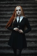 画像13: Cathedral Skater Dress / 闇影の大聖堂 / ワンピース【KILL STAR】 (13)