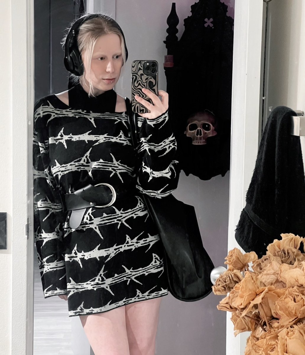 画像10: PRICKLED CONTENTION KNIT SWEATER / ニットトップス【KILL STAR】 (10)