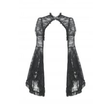 画像2: Gothic cape with big lace sleeves / ケープ【DARK IN LOVE】 (2)