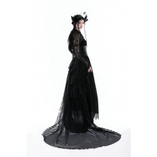 画像7: Gothic cape with big lace sleeves / ケープ【DARK IN LOVE】 (7)