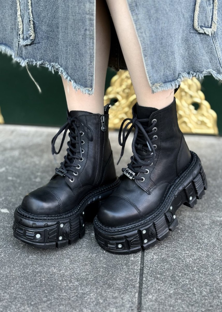 画像10: ⭐即納⭐M.TANK083-C1 / ネジ /  厚底ブーツ / 本革【NEW ROCK】 (10)