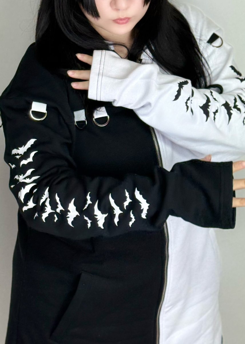 画像8: Split Mage / WHITE / 二つの魂を宿す者 / ZIPパーカー【VampireFreaks】 (8)