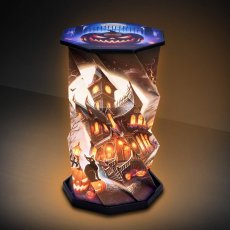 画像1: Pumpkin Manor Foldable Lamp 21cm / LEDライト【NEMESIS NOW】 (1)