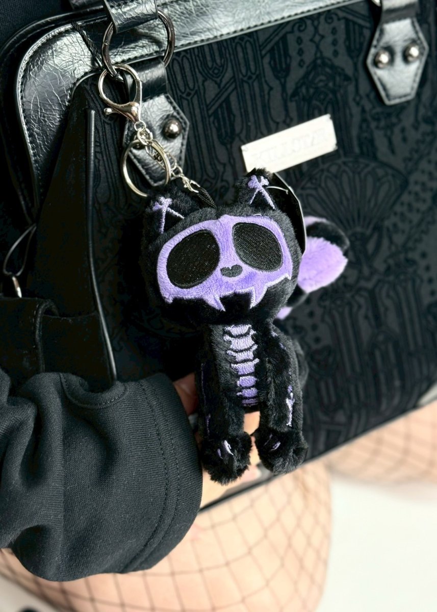 画像9: Ultra Violet Skelekitty Plush Keychain / ぬいぐるみキーホルダー【VampireFreaks】 (9)