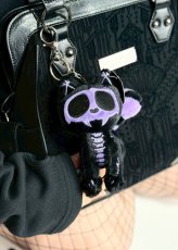 画像9: Ultra Violet Skelekitty Plush Keychain / ぬいぐるみキーホルダー【VampireFreaks】 (9)