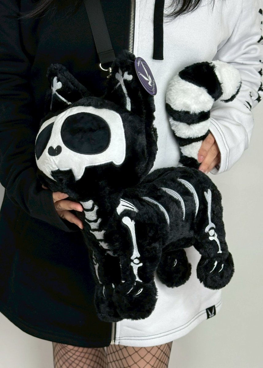 画像3: Skelekitty Purse / ぬいぐるみバッグ【VampireFreaks】 (3)