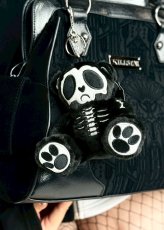 画像2: ⚡期間限定SALE⚡Grumpy Bones Bear Plush Keychain / ぬいぐるみキーホルダー【VampireFreaks】 (2)
