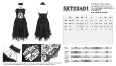 画像13: Black women Skeleton Printing Gothic Lolita Dress / ワンピース【Devil Fashion】 (13)