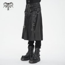 画像6: Punk non-elastic twill material men kilt / スカート【Devil Fashion】 (6)