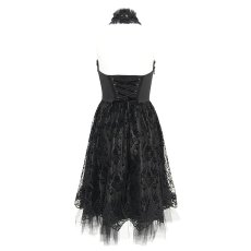 画像9: Black women Skeleton Printing Gothic Lolita Dress / ワンピース【Devil Fashion】 (9)