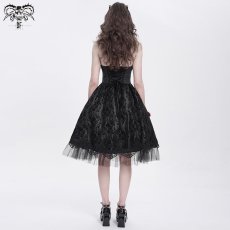 画像6: Black women Skeleton Printing Gothic Lolita Dress / ワンピース【Devil Fashion】 (6)