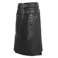 画像9: Punk non-elastic twill material men kilt / スカート【Devil Fashion】 (9)