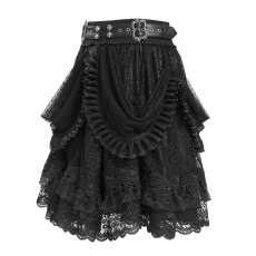 画像9: Gothic Lolita short puffy skirt / スカート【Devil Fashion】 (9)