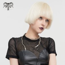 画像2: Sliver metal arbitrary shape snake / バングル / ネックレス【Devil Fashion】 (2)