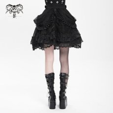 画像7: Gothic Lolita short puffy skirt / スカート【Devil Fashion】 (7)