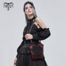 画像3: Red Gothic chain shoulder bag / ショルダーバッグ【Devil Fashion】 (3)