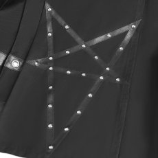画像14: Inverted five-pointed star punk horse face skirt / スカート【Devil Fashion】 (14)